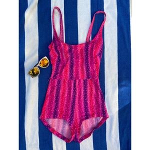 Polka Dot Pinup Retro Vintage Swimsuit 12 M L